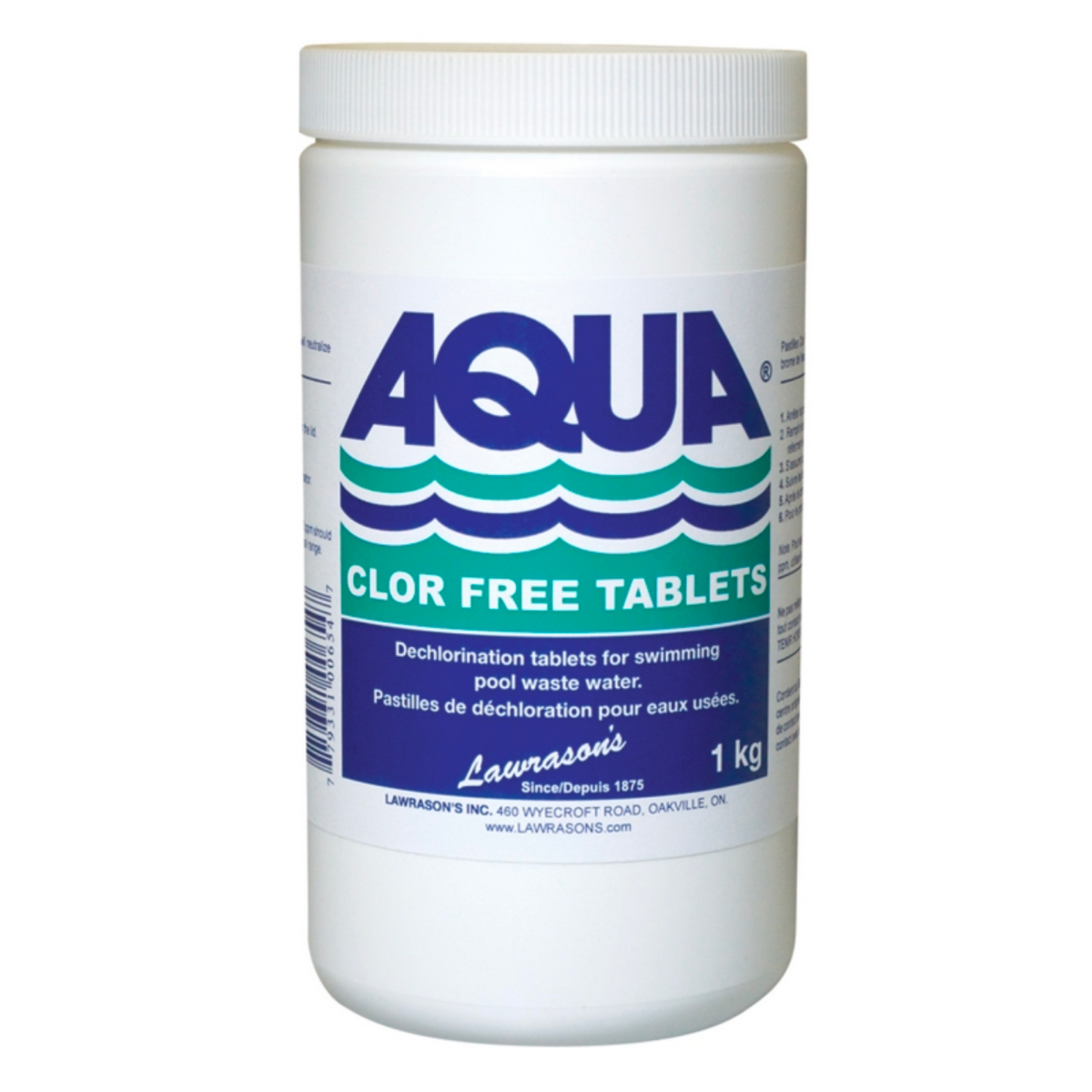 Aqua Clor Free - Dechlorinating Tablets – Tub Supplies Canada