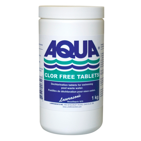 Aqua Clor Free - Dechlorinating Tablets