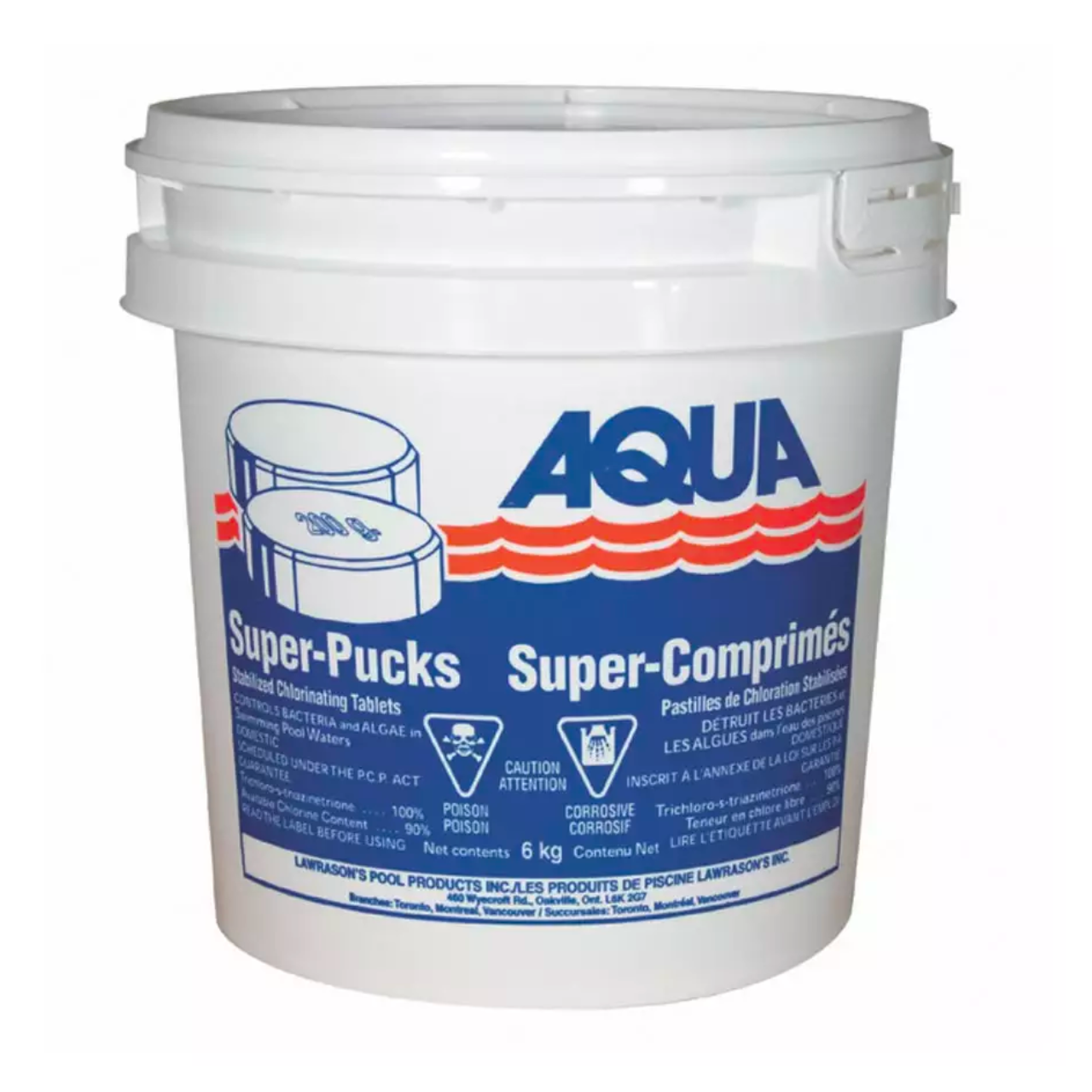 Aqua Super Pucks - Stabilized Chlorinating Tablets 200g