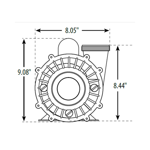 Executive – 4.0HP 56-Frame Spa Pump