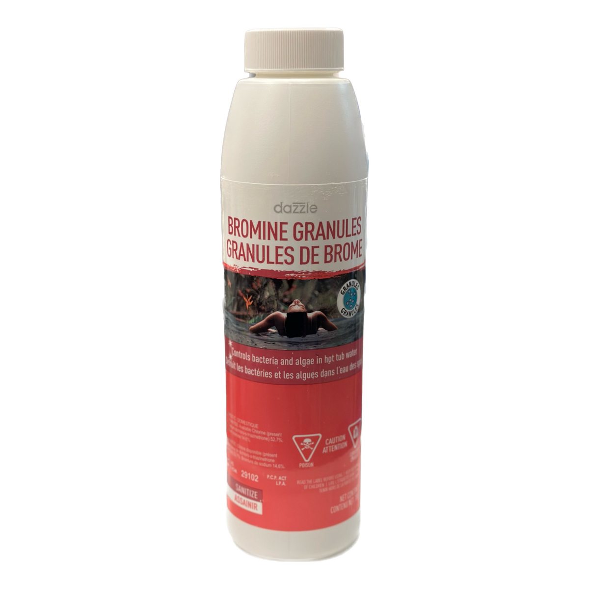 Dazzle™ Bromine Granules - Controls bacteria and algae in hot tub water