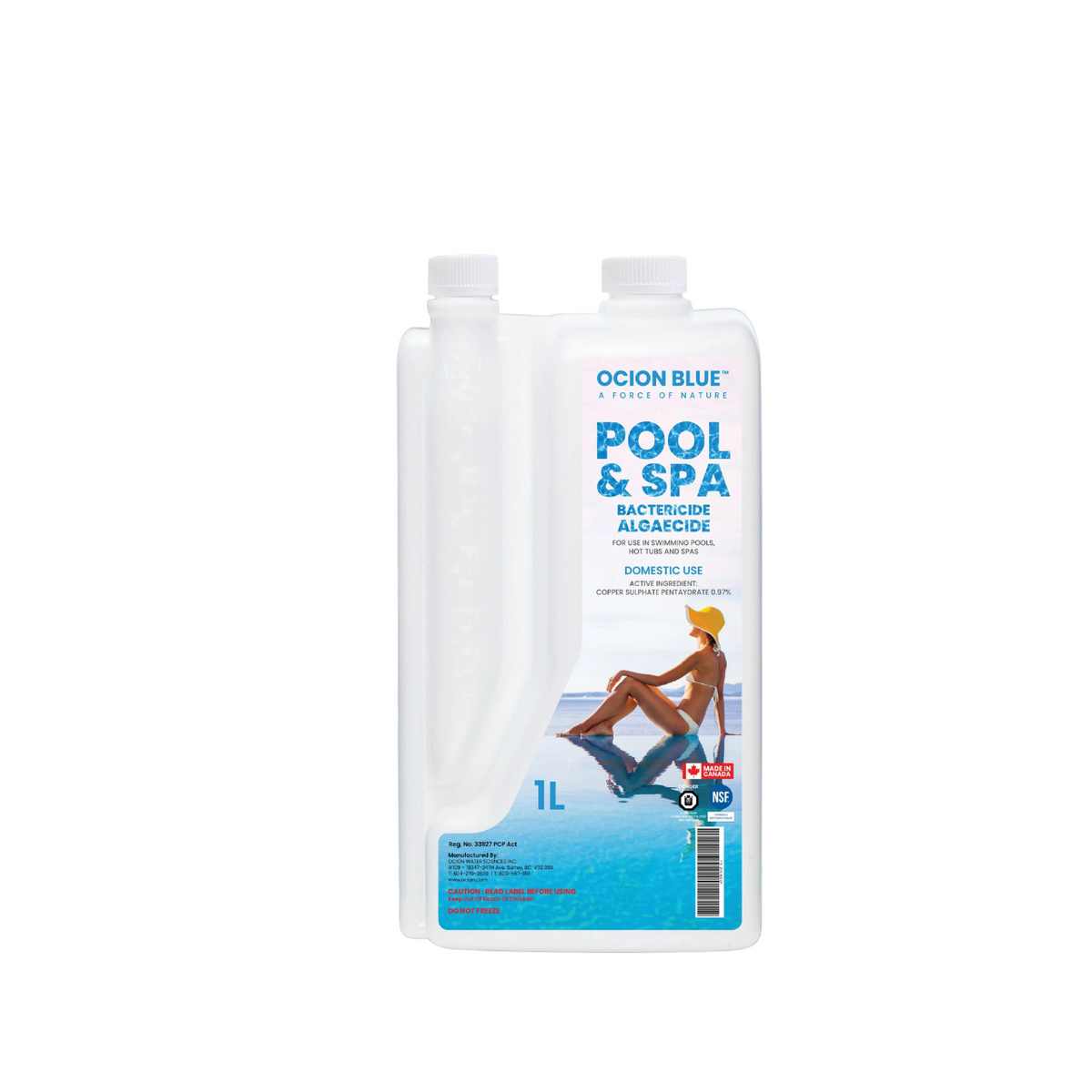 Ocion Blue - Pool & Spa Bacterial Algaecide