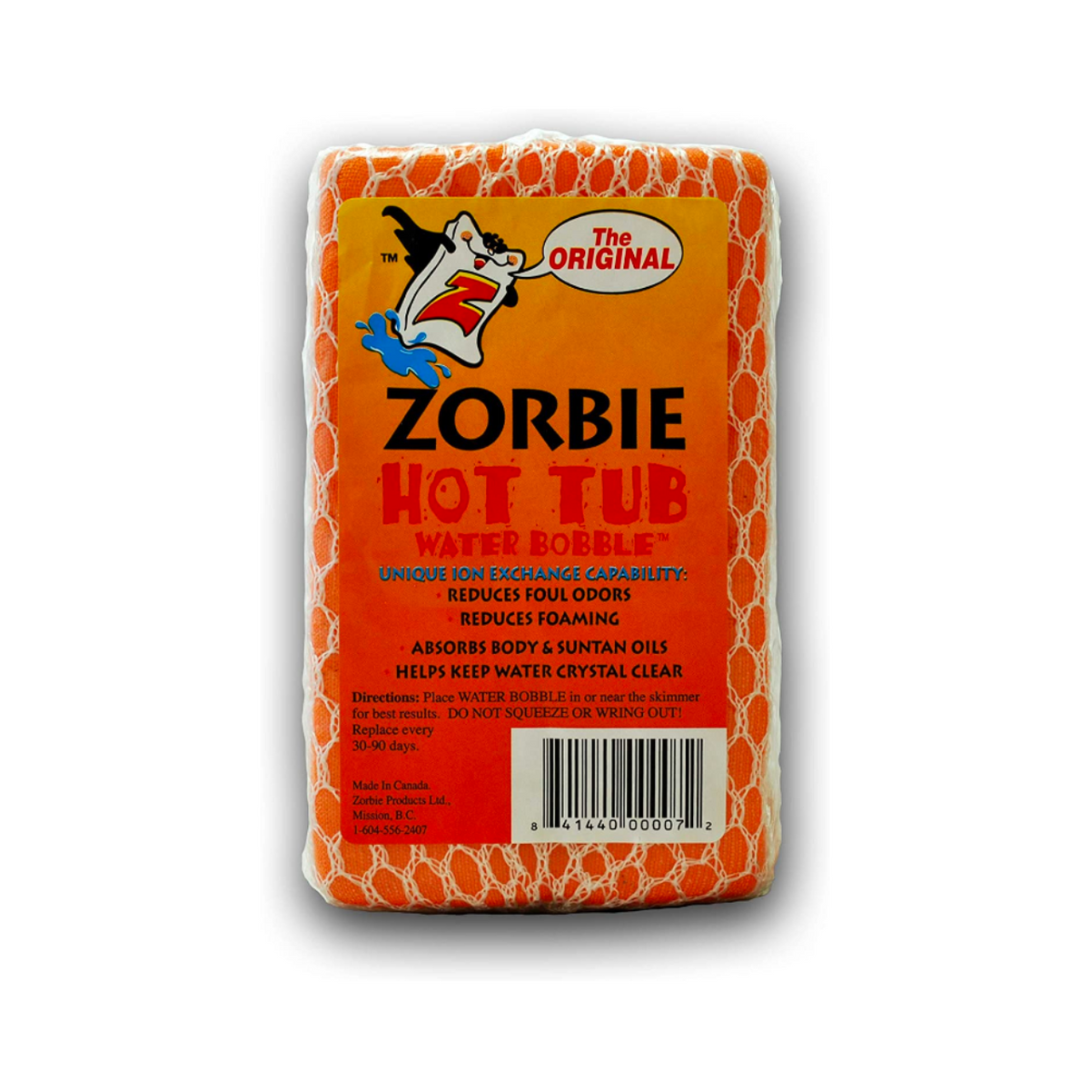 Zorbie Hot Tub Water Bobble - Removes Hot Tub Contaminants